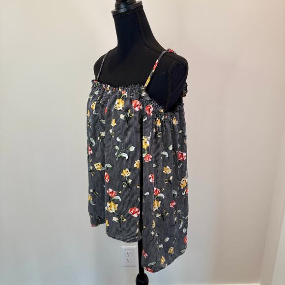 Takara Top Blouse Women’s Large Flowy Lightweight Floral Resort Wear Feminine - Picture 6 of 15